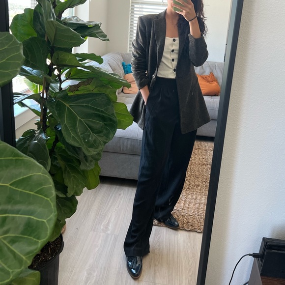 Vintage Italy part Wool Blazer - Picture 1 of 5